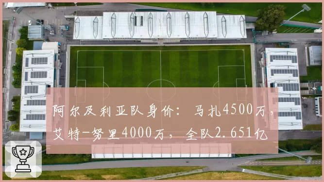 阿尔及利亚队身价：马扎4500万，艾特-努里4000万，全队2.651亿